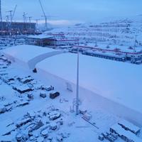Два здания склада для проекта «Арктик СПГ2»