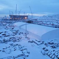 Два здания склада для проекта «Арктик СПГ2»